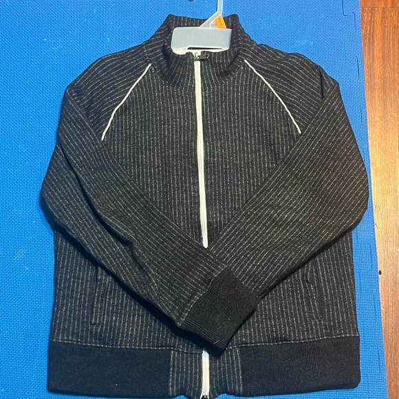 Todd Snyder Other - Todd Snyder Chalk Stripe Track Jacket Charcoal Medium